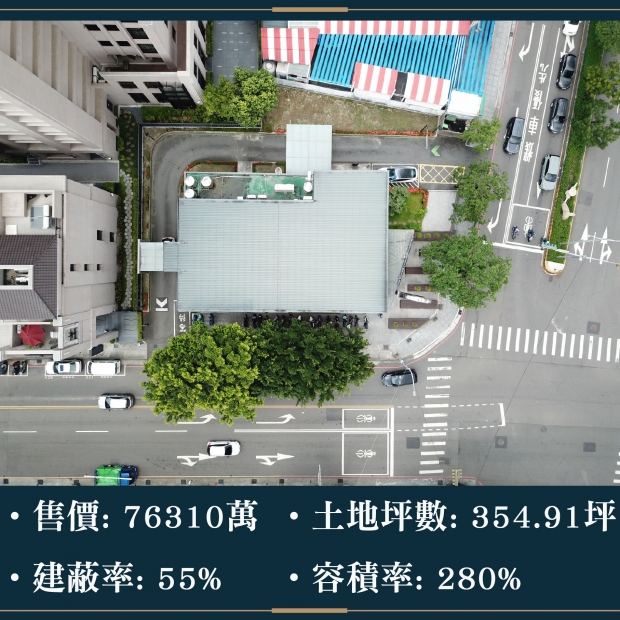 十二期正黎明路住三黃金角地｜售價 76310萬