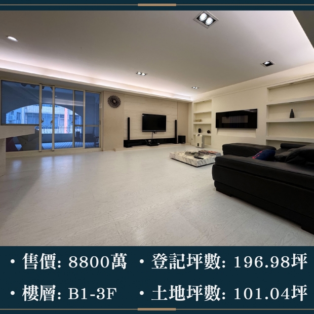 正天津路大地坪全棟住家店面｜售價 8800萬