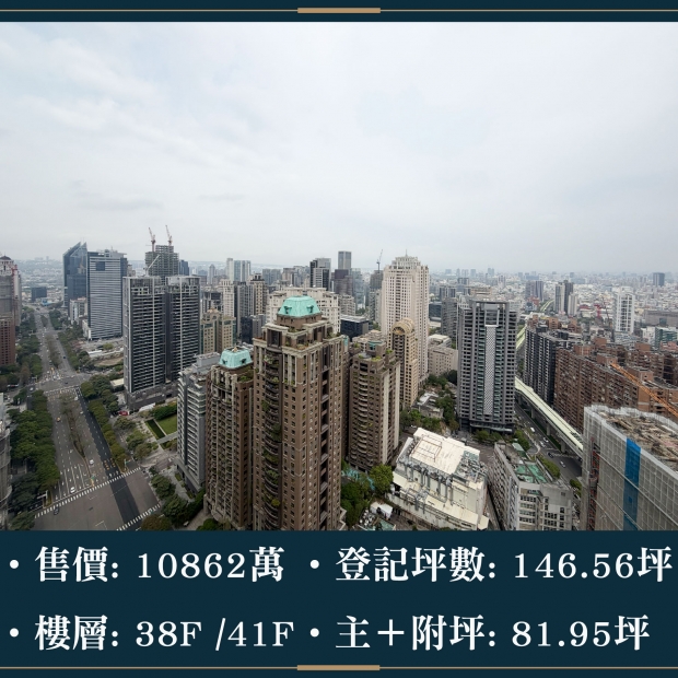RM市政9號 - 38A｜售價 10862萬