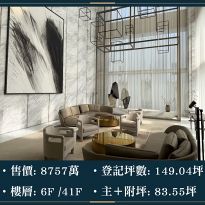 RM市政9號 - 6B｜售價 8757萬